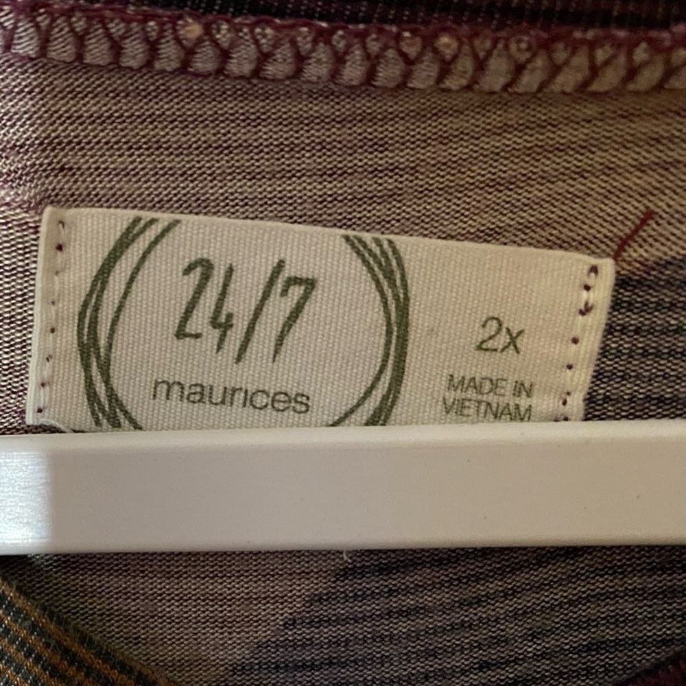 Maurices 24/7 Plaid Dress 2x - Picture 2 of 4